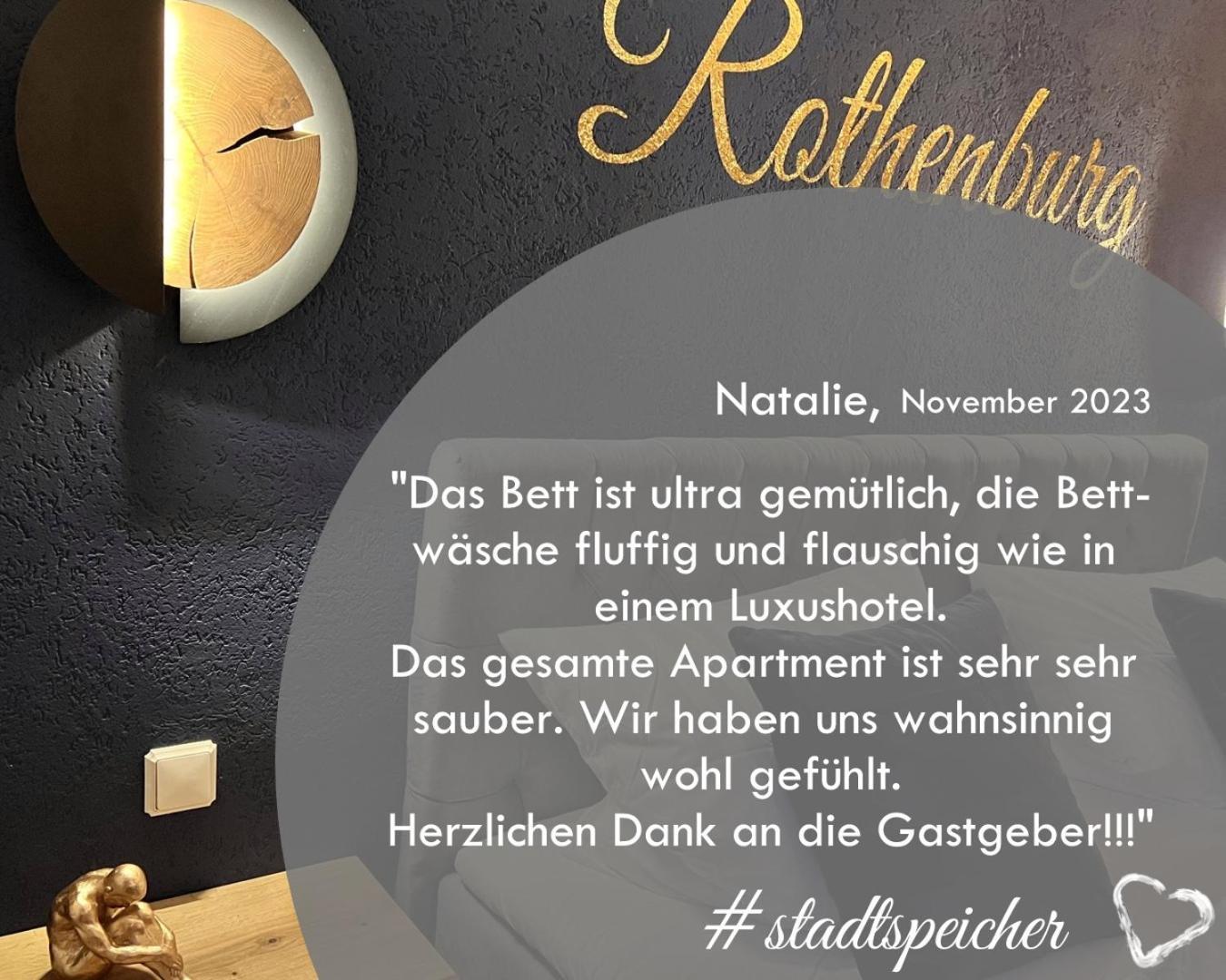 #Stadtspeicher - Blauer Stern Das Apartment Mitten In Der Altstadt Rothenburg ob der Tauber Buitenkant foto