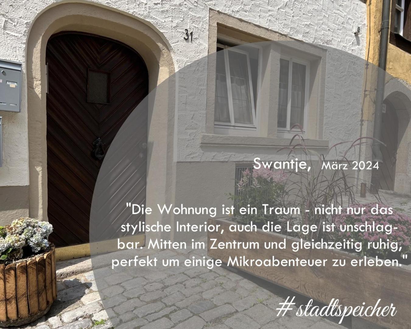 #Stadtspeicher - Blauer Stern Das Apartment Mitten In Der Altstadt Rothenburg ob der Tauber Buitenkant foto
